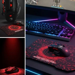Ergonomik Gaming Mouse ve Mousepad 3 DPI Ayarlı LED Işıklı Tasarım