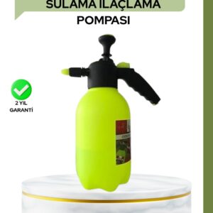 2 Litre Püskürtücü Bakır Nozullu Ayarlı Sprey Temizlik ve Bahçe