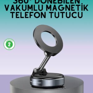 360 Derece Ayarlanabilir Manyetik Araç Telefon Standı