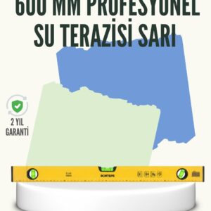Profesyonel 600 mm Su Terazisi Duvar ve Montaj İşleri İçin