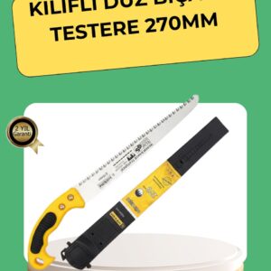 270 mm Düz Bıçaklı Bahçe Budama Testeresi Kılıflı