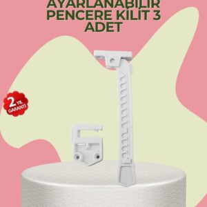 Cam Pencere Açılma Kontrol Kilidi Kolay Montaj 3’lü