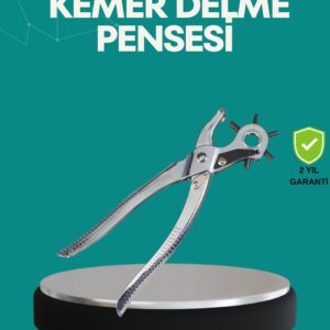 Deri Delme Pensesi 6 Uçlu Ayarlanabilir Kemer Delme Aleti Profesyonel Kullanım