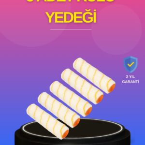 5’li Detay Boya Rulo Takımı Pürüzsüz Yüzey İçin İdeal