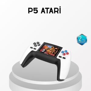 520 Klasik Oyunlu P5™ ControllerView Retro Konsol – Şarjlı Ergonomik Tasarım