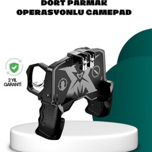 Mobil FPS Oyunlar İçin Dört Parmak Uyumlu Gamepad