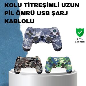 Ergonomik Tasarımlı Oyun Kolu – Hassas Tetikler ve Analog Stickler