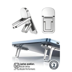 Lukas Schneider Serisi 2’li Gri Laptop Standı - Ergonomik 2 Kademeli Yükseltici 722892