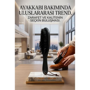 Siyah Ahşap Süet Nubuk Ayakkabı Temizleme Fırçası 722946
