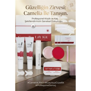 Kamelya Sisteamin Kore Tipi Yapıştırıcısız Kirpik Lifting Kiti 60 gün - 10 Dakikada İşlem 722964