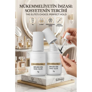 2 ADET Fırçalı Tırnak Yapıştırıcısı 7gr - Kırılmaz Bağ Profesyonel Sonuç Solingen Professional 723061