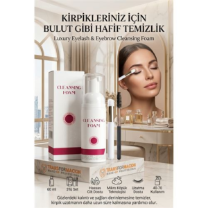 Kirpik Şampuanı & Kaş Köpüğü Seti | İpek Kirpik Uyumlu Hassas Ciltler 723062