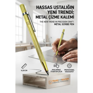 Tungsten Karbür Uçlu Profesyonel Metal Çizici Kalem METAL ÇİZME KALEMİ 723029
