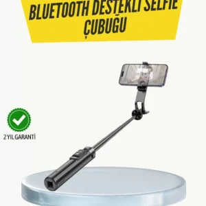 Bluetooth Selfie Çubuğu – Katlanabilir Uzaktan Kumandalı