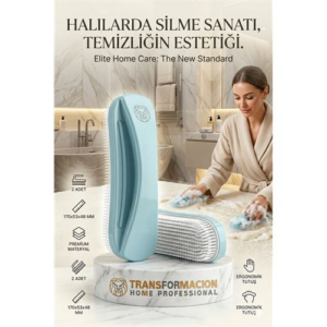Ergonomik Temizlik Fırçası | 2'li Set Halı Koltuk ve Kumaş Fırçalama Fırçası 723092