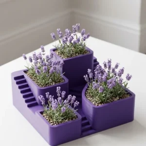 3D Kaktüs Saksısı Modern Çok Bölmeli Dekoratif Tasarım
