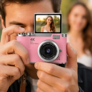 Yeni Nesil Dijital Kamera 48 MP Selfie Vlog Kamera Flip Screen Zoomlu