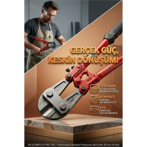 Pro-Cut 350mm (14") Profesyonel Çelik Cıvata Zincir ve İnşaat Demiri Kesici Makas 723155