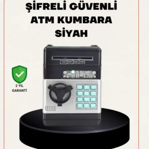 Para Kasası Görünümlü Elektronik Şifreli Kumbara