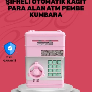 Elektronik Şifreli Otomatik Para Yutan Çocuk Kumbarası